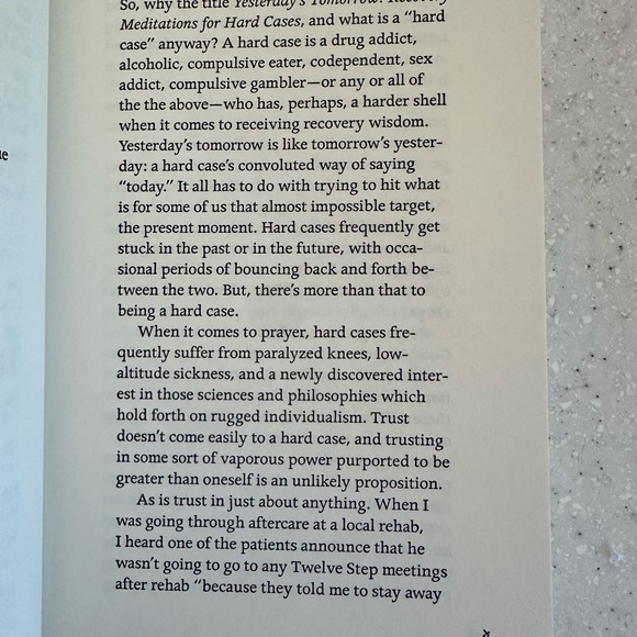 YESTERDAY'S TOMORROW: RECOVERY MEDITATIONS FOR HARD CASES
BARRY LONGYEAR. Book - Picture 10 of 11